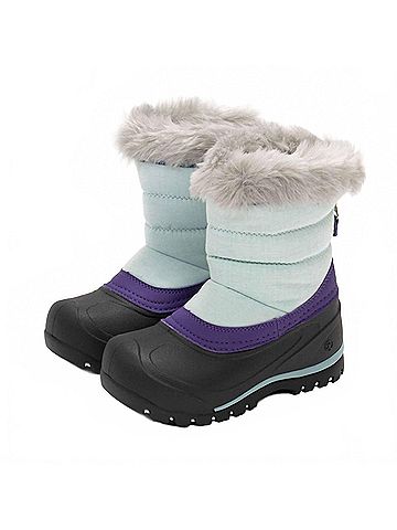 Northside Girl's Ainsley Lightweight Winter Boots in Purple (view 2)