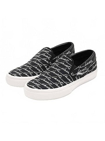 Lacoste Women's Jump Serve Slip On Shoes in Black (view 2)