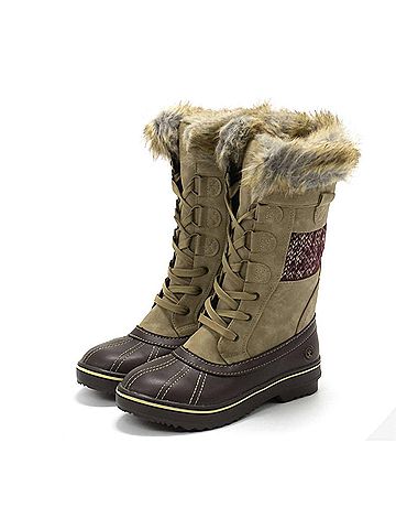 Northside Women's Bishop Mid Calf Winter Boots in Tan (view 2)