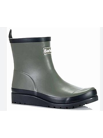 Barbour Women's Portree Welly Boot in Dusky Olive (view 1)
