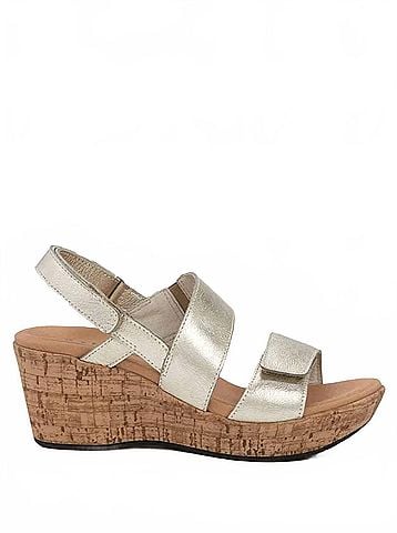 Naot Women's Sunrise Sandal in Gold (view 1)