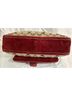 Coach Print Brown Burgundy Tan Leather Shoulder Bag One size - photo 8