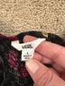 Vans 100% Viscose 100% Polyester Floral Black Multi Color Jumpsuit Size L - photo 3