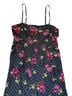 Vans 100% Viscose 100% Polyester Floral Black Multi Color Jumpsuit Size L - photo 2
