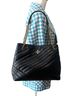 Tory Burch 100% Leather Black Gold Leather Tote One size - photo 5