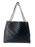 Tory Burch 100% Leather Black Gold Leather Tote One size - photo 2