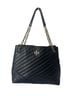 Tory Burch 100% Leather Black Gold Leather Tote One size - photo 1