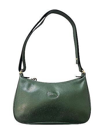 Longchamp Le Foulonne Pebbled Leather Baguette Convertible shoulder Bag Leather Shoulder Bag (view 1)