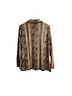 misook 100% Polyester Animal Print Multi Color Jacket Size XL - photo 5