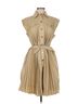 Sandro 100% Polyester Tan Sandro Casual Dress Size 6 - photo 1