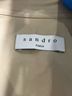 Sandro 100% Polyester Tan Sandro Casual Dress Size 6 - photo 5