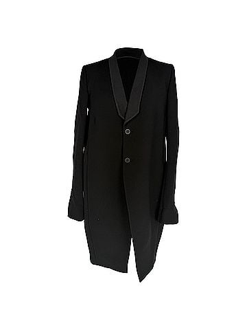 Rick Owens Rick Owens Single-Breasted Tux Blazer in Black Wool (view 1)