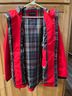 Pendleton 100% Polyester 35% Cotton 10% Acrylic Plaid Red Raincoat Size M - photo 6