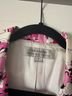 Tahari Floral Pink White Black Blazer Size 6 - photo 3