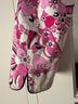 Tahari Floral Pink White Black Blazer Size 6 - photo 6