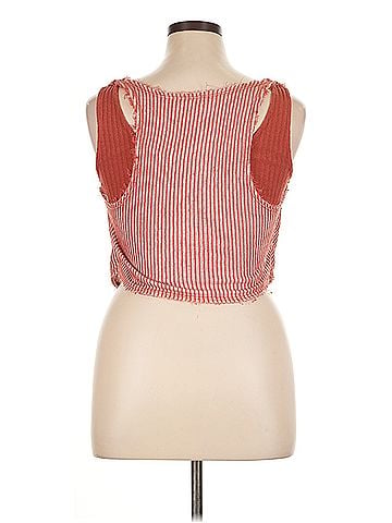 Free People Into the wild ribbed cropped tank Free People Sweater Vest (view 2)