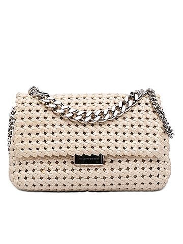 Stella McCartney Woven Faux Leather Becks Top Handle Bag (view 1)