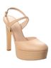 Stuart Weitzman 100% Calf Leather Tan Heels Size 9 1/2 - photo 1