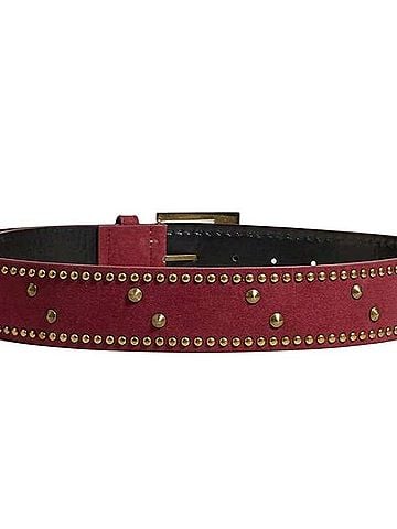 Express Wine Studded Belt (view 2)