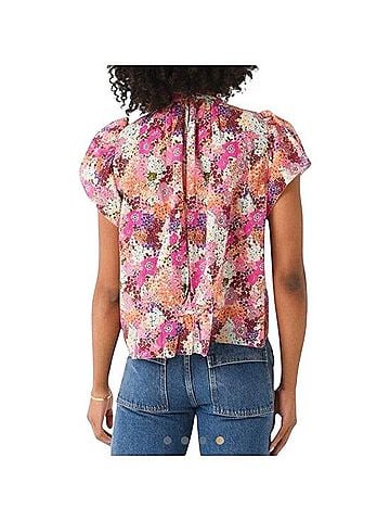 Trovata Carla High Neck Top Short Sleeve T-Shirt (view 2)