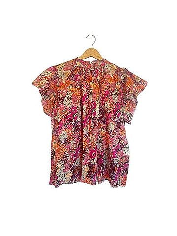 Trovata Carla High Neck Top Short Sleeve T-Shirt (view 1)