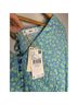 Mango Floral Blue Green Casual Dress Size 2X - photo 3