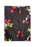 Sam Edelman 100% Polyester Floral Black Multi Color Casual Dress Size 12 - photo 4