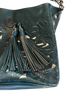 Patricia Nash Teal Leather Shoulder Bag One size - photo 1