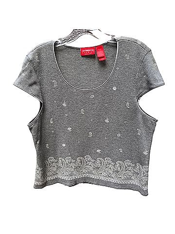 Liz Claiborne Short Sleeve Blouse (view 2)