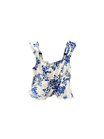 Maeve Square-Neck Peplum Tank Top Tank Top (view 1)