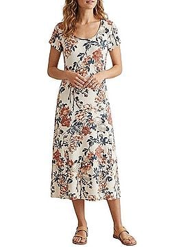 Peruvian Connection Folk Flower Dress Casual Dress (view 1)