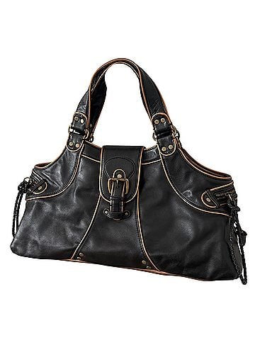 BCBGMAXAZRIA Leather Shoulder Bag (view 1)