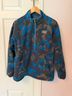 L.L.Bean 100% Recycled Polyester Camo Blue Brown Fleece Size M - photo 4