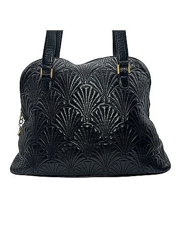 Bally Vintage Quilted Lambskin Fan Motif Shoulder Bag Shoulder Bag (view 1)