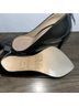 Diesel 100% Leather Snake Print Black Gray Heels Size EU 37 - photo 6