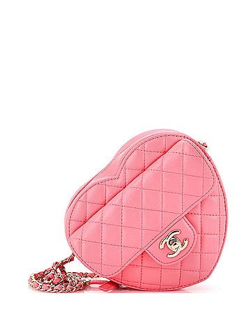 Chanel CC in Love Heart Bag Quilted Lambskin (view 1)