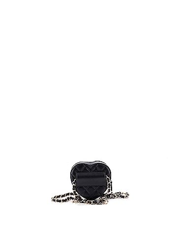 Chanel CC in Love Heart Belt Bag Quilted Lambskin (view 2)