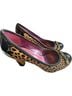 Coach Animal Print Brown Black Heels Size 8 - photo 2