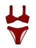 Zaful Red Two Piece Swimsuit Size M - photo 1