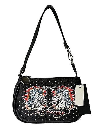 Ed Hardy Leather Crossbody Bag (view 1)