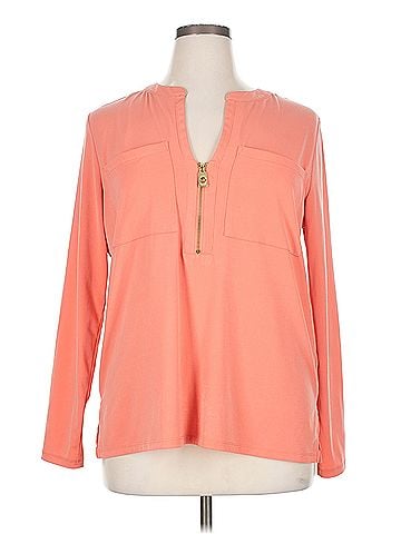 MICHAEL Michael Kors Michael Michael Kors Long Sleeve Blouse (view 1)