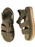 Ugg 100% Suede Multi Color Green Sandals Size 8 1/2 - photo 1