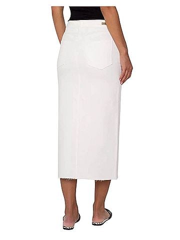 Liverpool Los Angeles Denim Skirt (view 2)