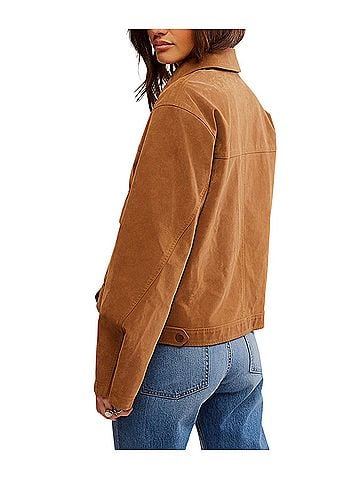 Free People Faux Leather Jacket (view 2)