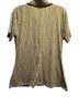 Michael Kors Print Yellow White Short Sleeve Button-Down Shirt Size L - photo 2