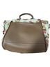 Unlabel Floral Multi Color Brown Crossbody Bag One size - photo 2