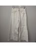 Ganni 100% Cotton 50% Viscose 50% Rayon White Jeans Size 4 - photo 4