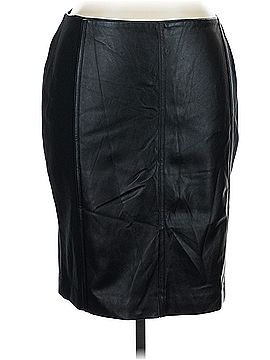 White House Black Market White House Black Market Faux Leather Skirt (view 1)