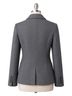 Derek Lam 62% Wool 34% Nylon 4% Elastane 100% Silk Solid Gray Blazer Size 4 - photo 2