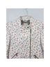 Rebecca Taylor 100% Lambskin 100% Rayon 100% Polyester Floral White Purple Leather Jacket Size 6 - photo 6